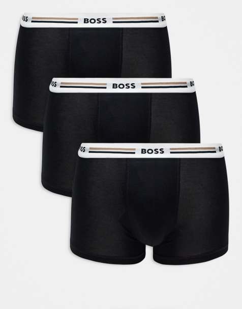 BOSS Bodywear – Zestaw 3 par czarnych bokserek - view 1