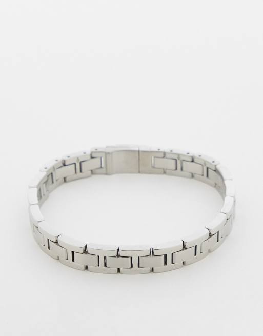 Boss - Bracelet à maillons métalliques - Argenté