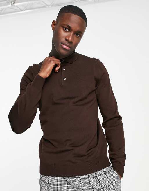 Long sleeve 2024 polo business casual