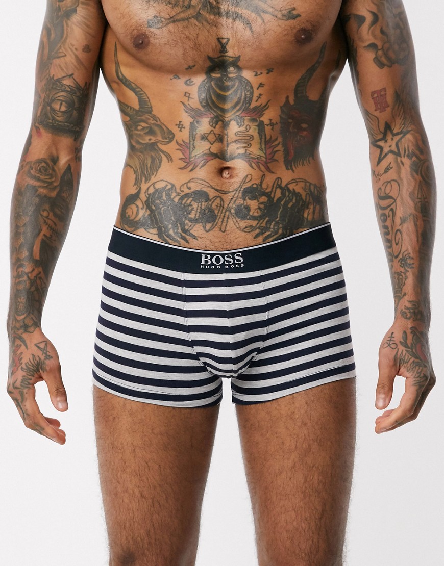 BOSS - Business - Boxer aderenti a righe-Navy