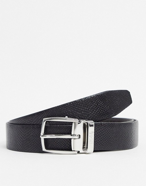 BOSS Business Eflyero-S reversible leather belt