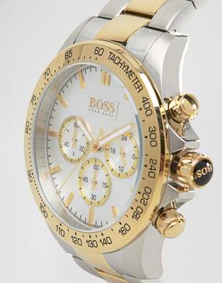 BOSS By Hugo Boss 1512960 Gold Detail Chronograph Stainless Steel Watch |  ASOS