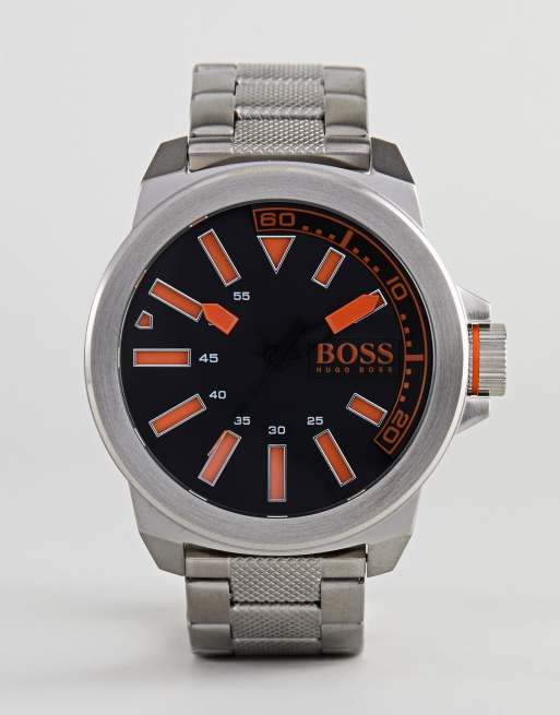 BOSS By Hugo Boss 1513006 New York Watch With Stainless Steel Strap