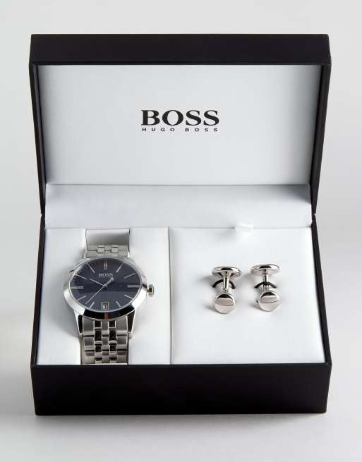 Hugo boss shop watch and cufflinks