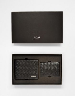 hugo boss wallet and cardholder set