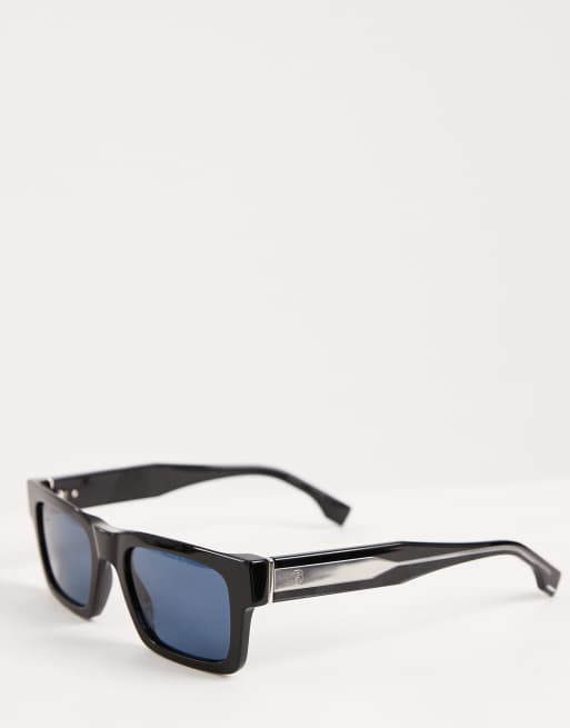 BOSS by Hugo Boss - Occhiali da sole quadrati neri, 2 di 3
