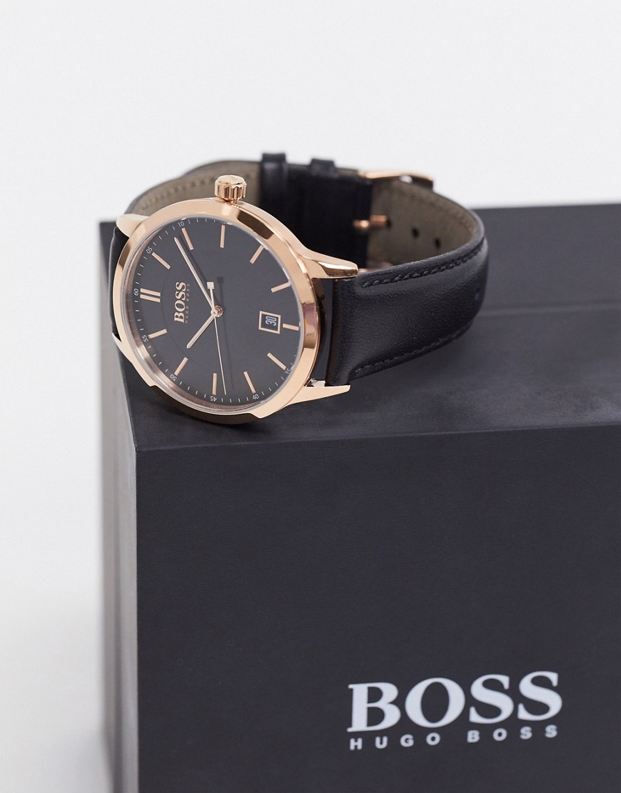 Boss by Hugo Boss - Officer - Horloge-Zwart
