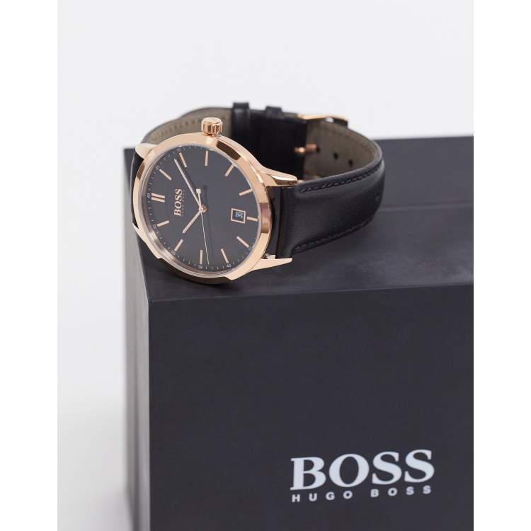 Boss by Hugo Boss officer watch ASOS