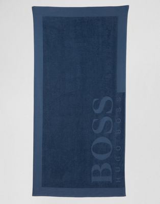 Hugo BossHugo Boss Serviette de plage unisexe avec logo Boss Rouge vif 160 x 80 cm Marque  