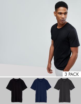 Yellow boss 3 shirt t hugo zalando pack shirts t walmart