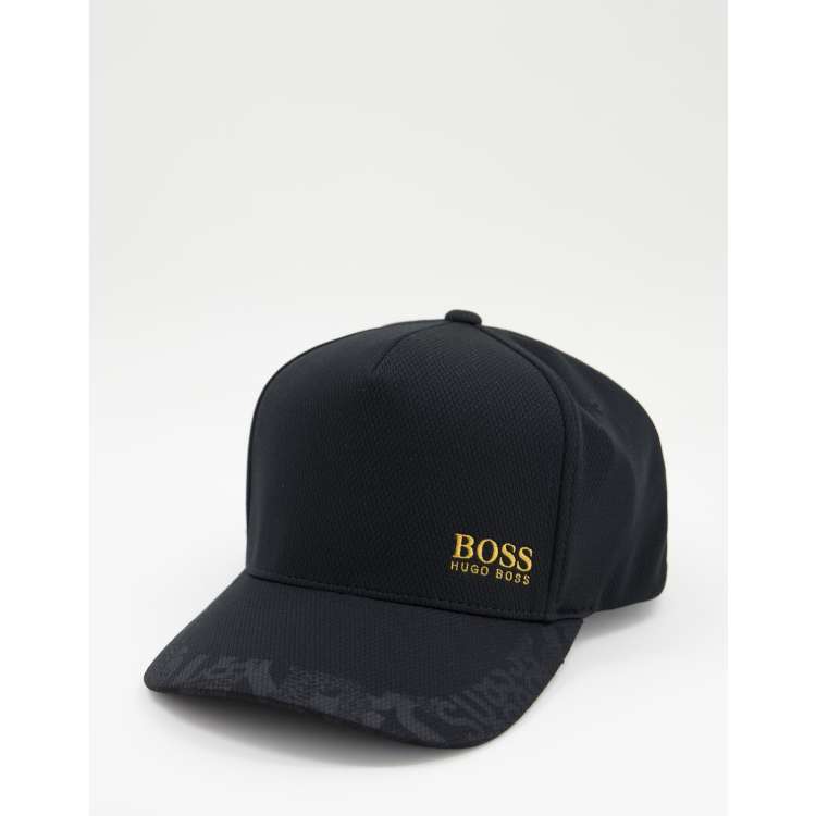 with cap camouflage black logo BOSS baseball gold ASOS | in