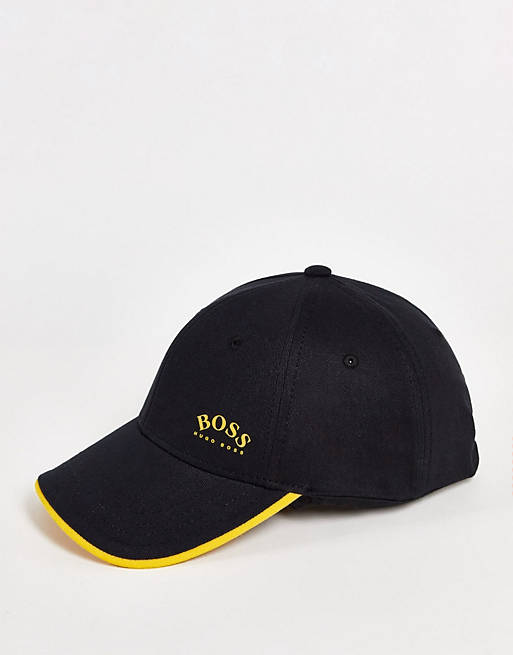 Men Caps & Hats/Boss Cap x in black 