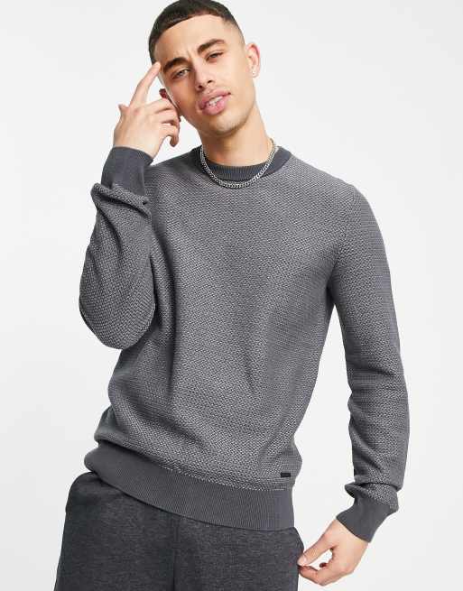 Boss crew best sale neck jumper