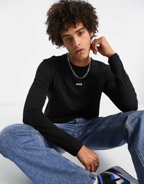 BOSS Casual - TChark - Top manches longues - Noir - view 1