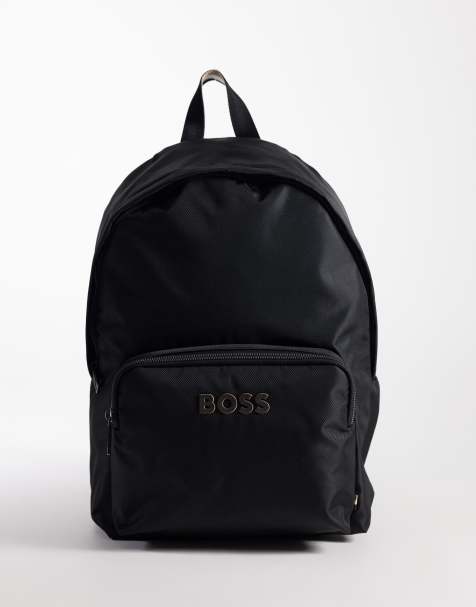 BOSS – Catch – Czarny plecak z niekontrastowym logo - view 1