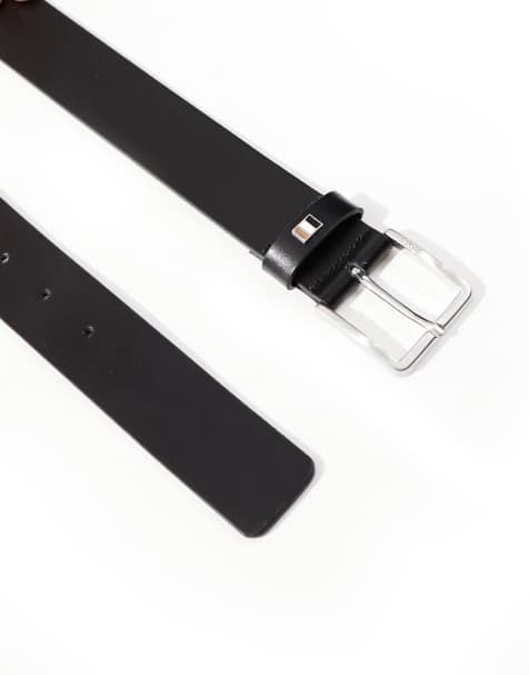 BOSS - Ceinture à logo drapeau - Noir - view 1