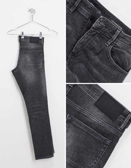 BOSS - Charleston - Jean coupe skinny - Délavé gris, 4 de 4