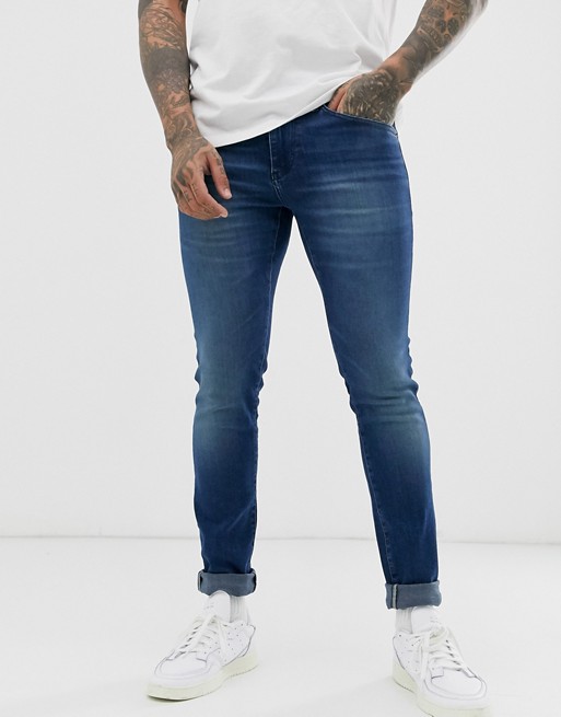 BOSS Charleston skinny fit jeans in mid wash | ASOS