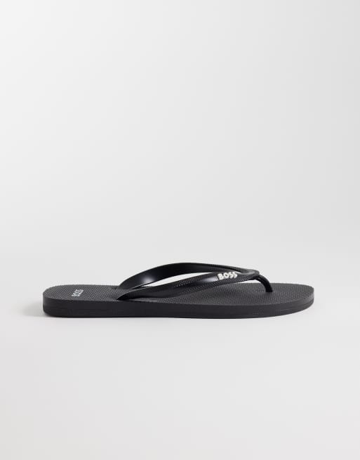 Boss classic logo thongs in black, 3 of 4
