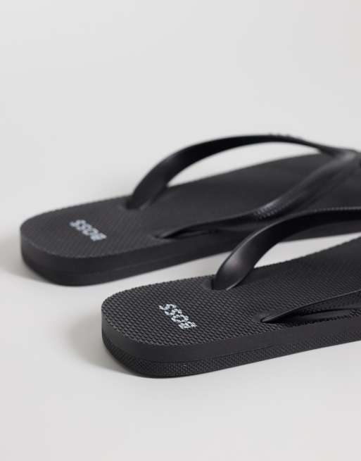 Boss classic logo thongs in black, 4 of 4