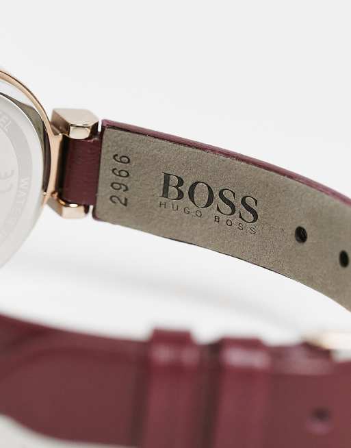 Hugo boss genuine discount leather