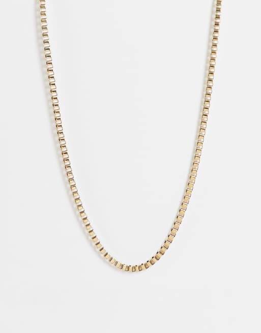 Boss - Collana a catenina color oro