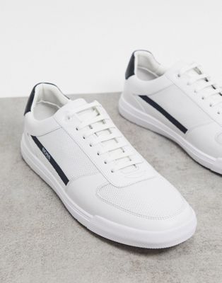 white boss shoes
