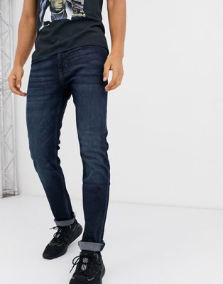 boss delaware slim fit jeans black