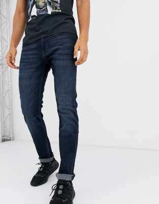 BOSS Delaware slim fit jeans in dark 