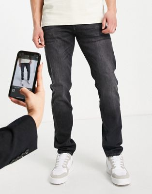 BOSS Delaware slim fit jeans in grey