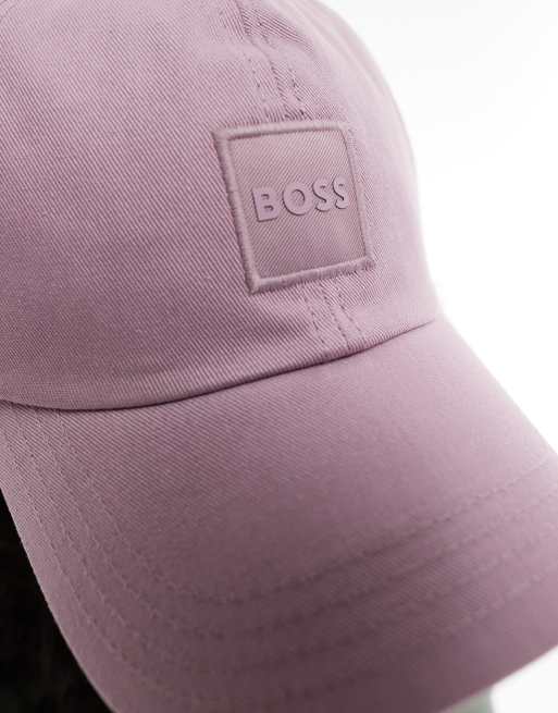 Pink hugo boss cap on sale