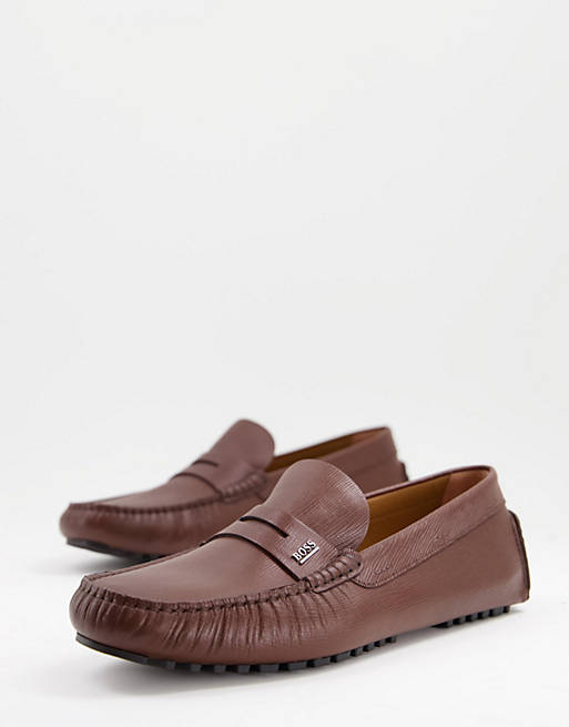 BOSS drivers in brown