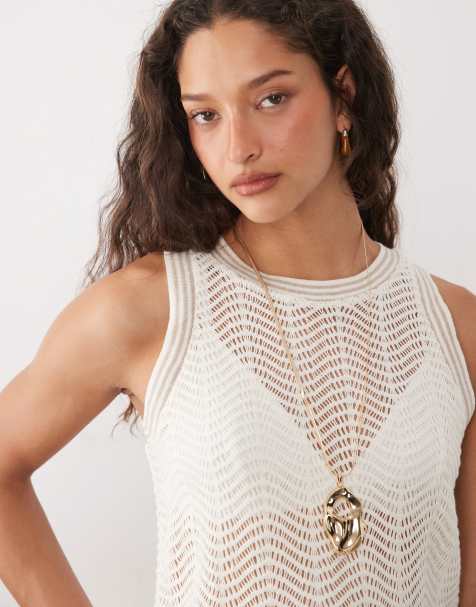 BOSS - Ecela - Canotta in jersey color crema - view 1