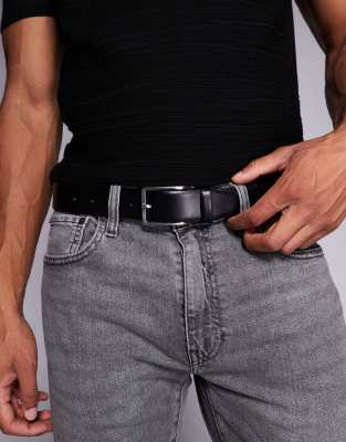Hugo Red Boss Erman belt gift set in black