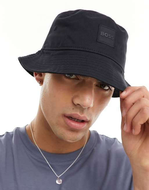  BOSS febas bucket hat in black