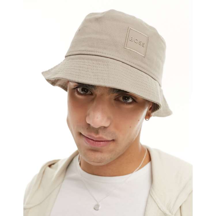 BOSS febas bucket hat in brown