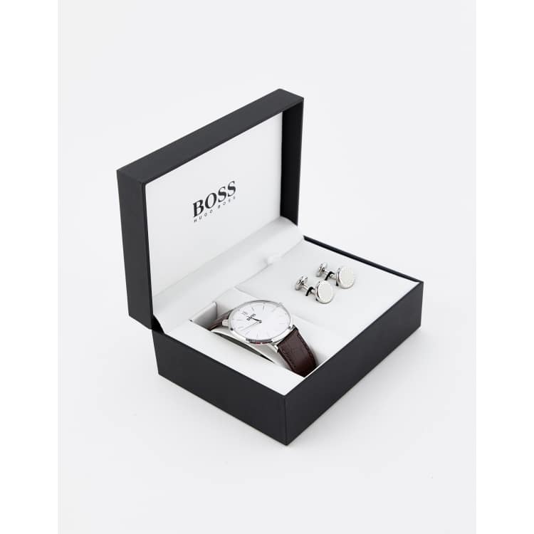 Hugo boss watch sale gift set for him