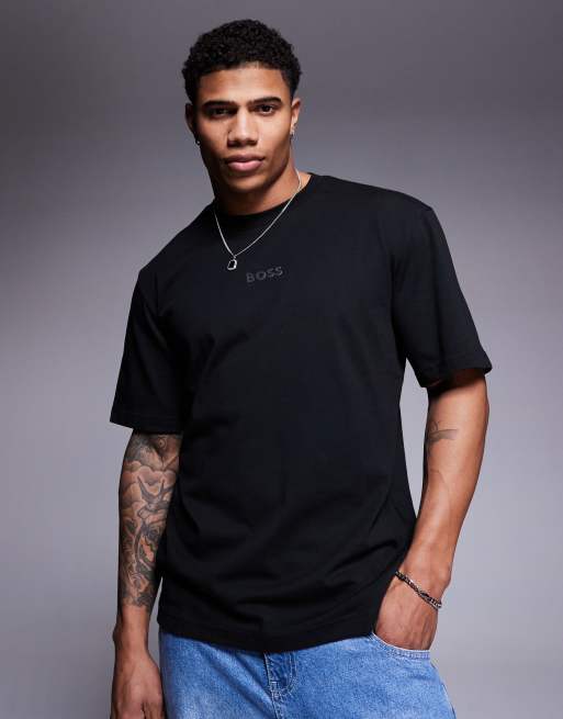 BOSS Kidswear SHORT SLEEVES - T-shirt Imprimé - Blackchocolate Brown Bo924g0d2 Q11