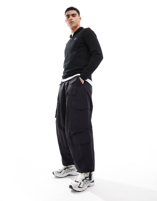 BOSS Green - Ever-X - Felpa nera con zip corta, 2 di 4