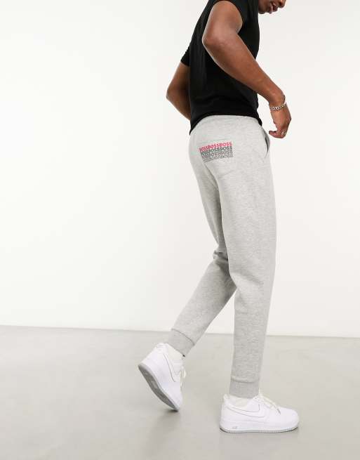 Boss hadiko store cuffed fleece pants