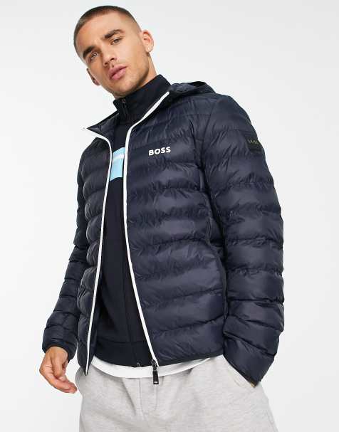 BOSS Green J Thor jacket in navy  - view 1