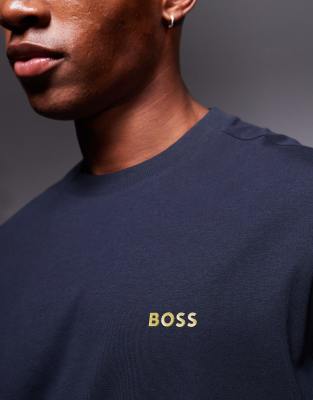 Hugo Boss Boss Mix Match Pajama T-shirt In Navy