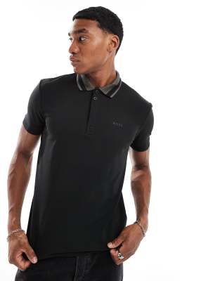 BOSS Green BOSS Green paddy polo shirt in black