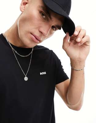 BOSS Green BOSS Green regular fit t-shirt in black