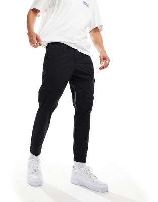 BOSS Green BOSS GREEN t-urbanex cargo trousers in black