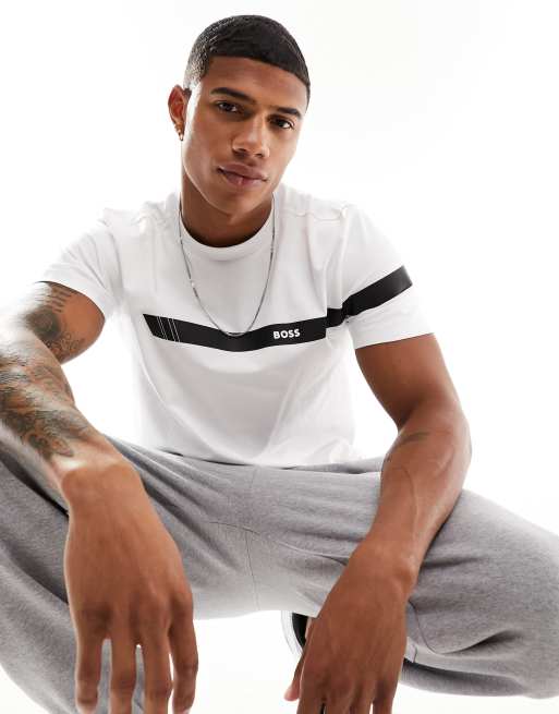 BOSS Green Tee 2 t-shirt in white 