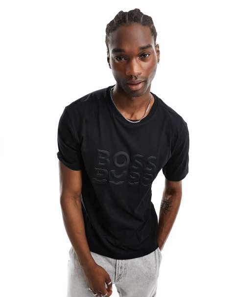 BEST BOSA VINTAGE WASHED/DISTRESSED BLACK T-SHIRT