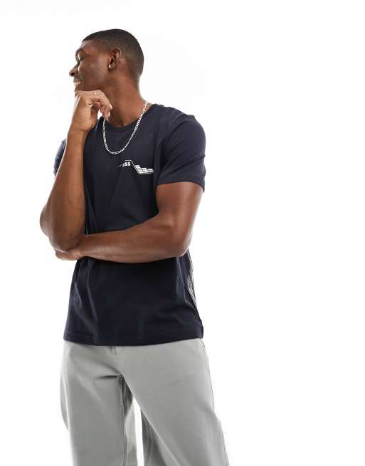 BOSS Green – Tee 3 – T-Shirt in Marineblau 