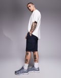 [BOSS Green] BOSS Green Urbanex cargo tech shorts in navy 50 navy