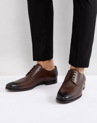 BOSS Hanover Derby Shoes in Brown | ASOS
